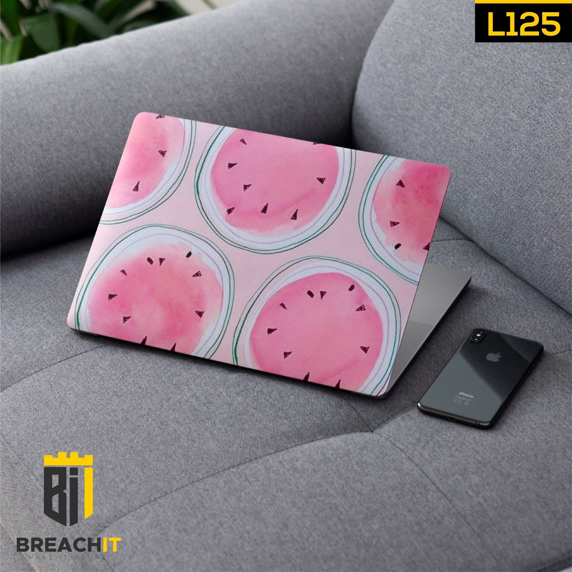 L125 Watermelon Laptop Skin - BREACHIT
