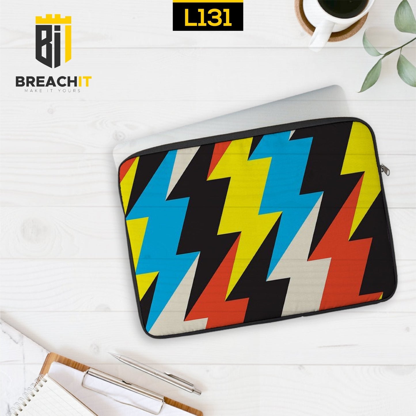 L131 Colorful Laptop Sleeve - BREACHIT