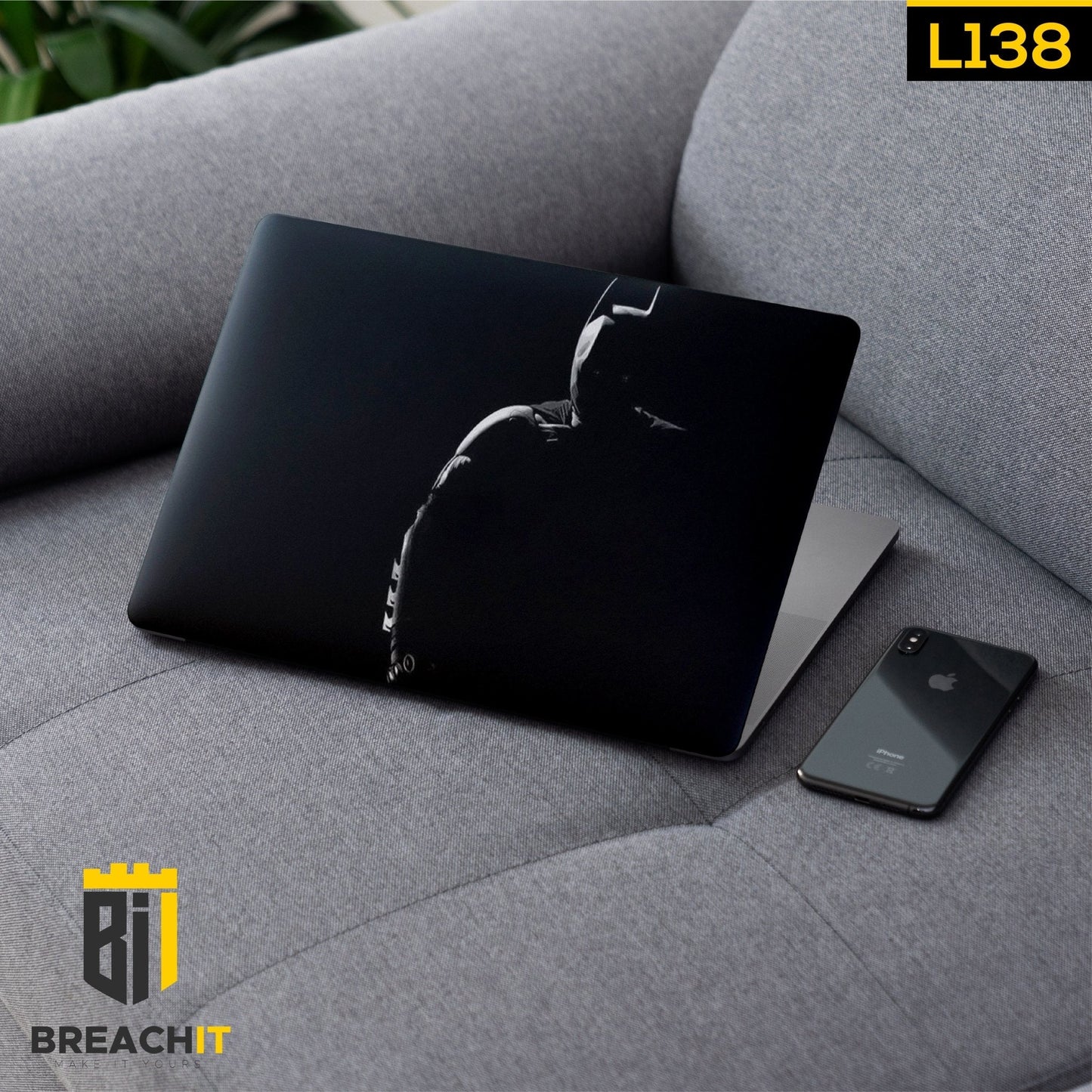 L138 Batman Laptop Skin - BREACHIT