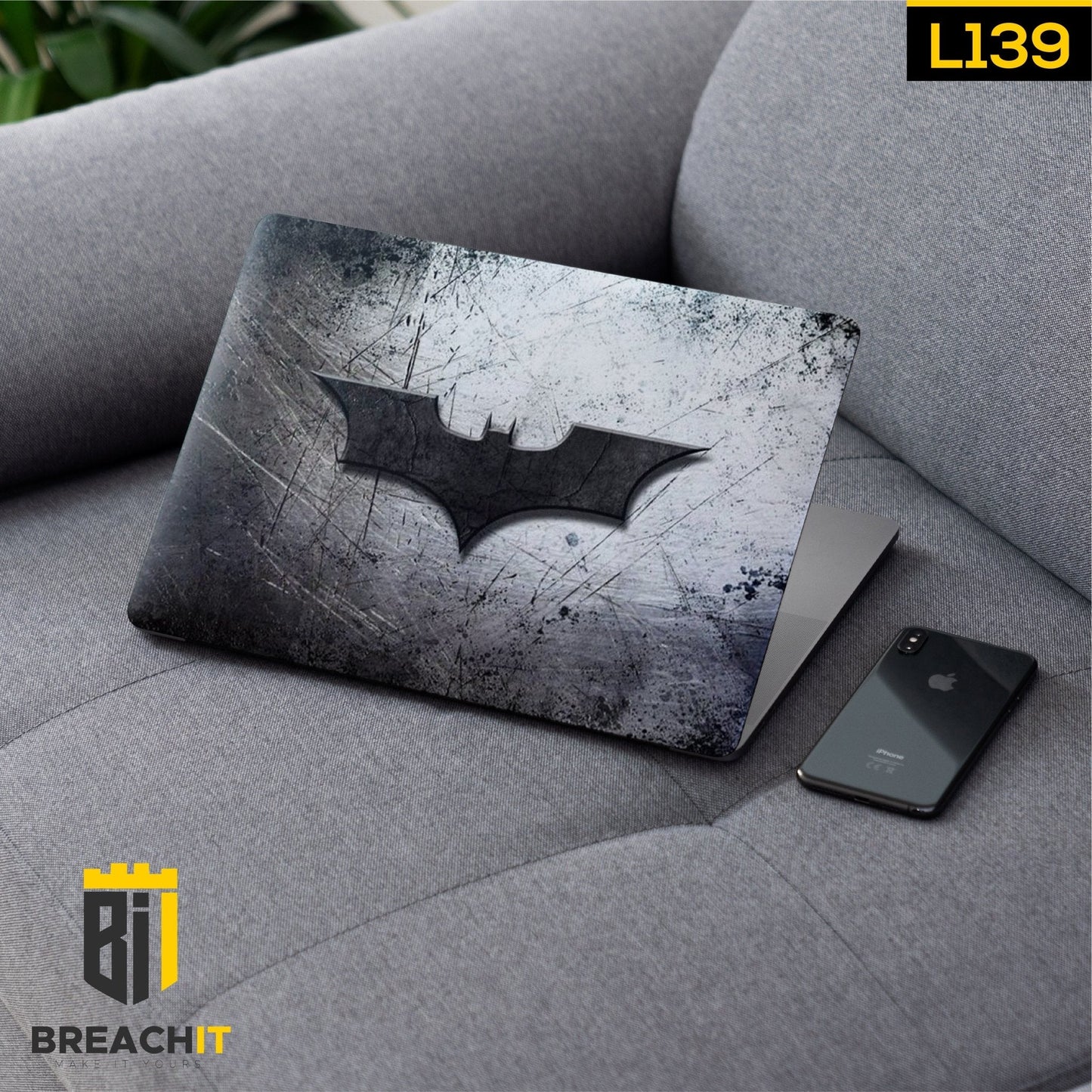 L139 Batman Laptop Skin - BREACHIT