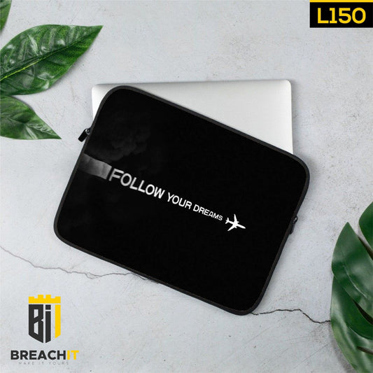 L150 Black Laptop Sleeve - BREACHIT