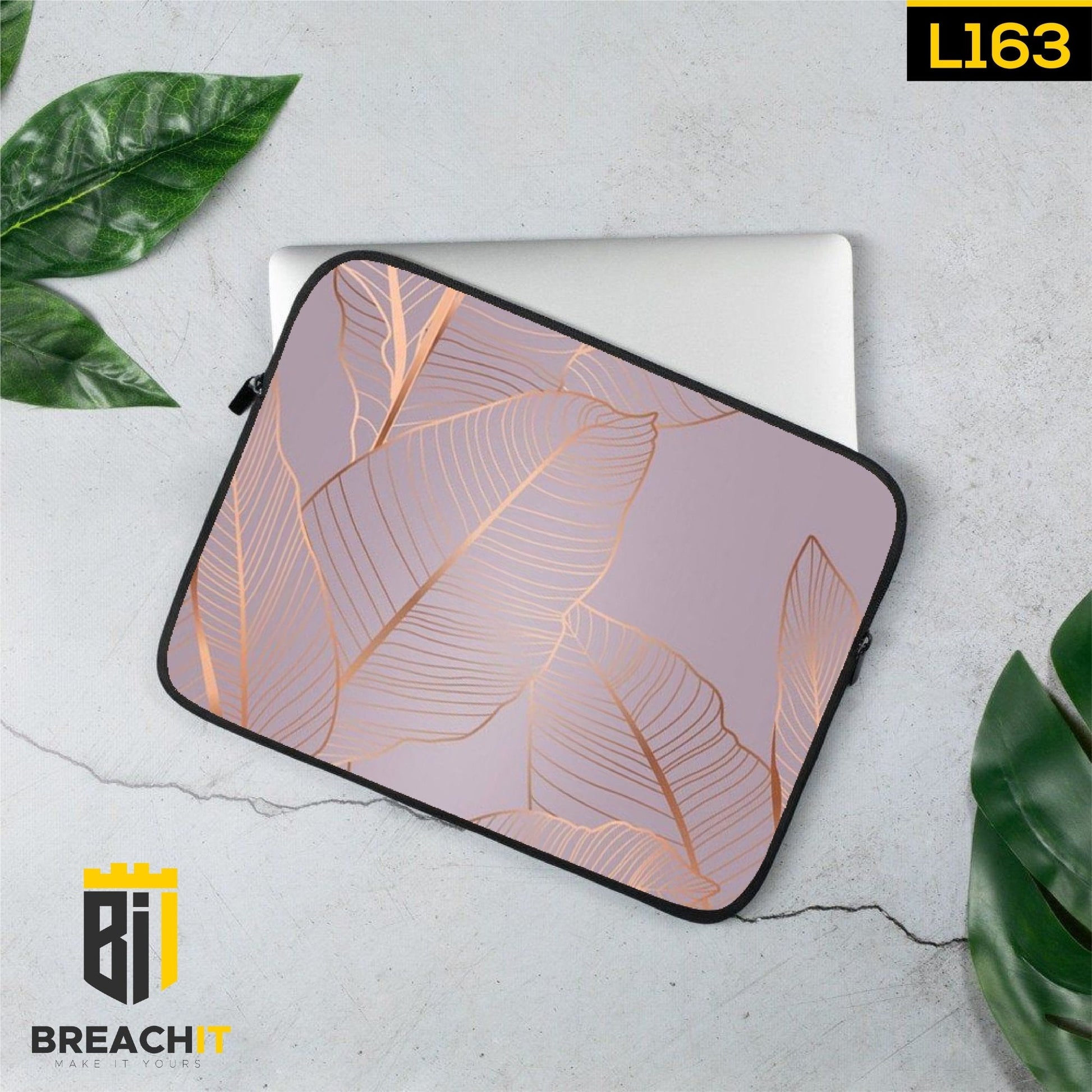 L163 Leaves Laptop Sleeve - BREACHIT