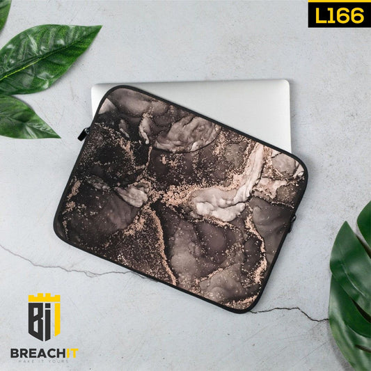 L166 Marble Laptop Sleeve - BREACHIT
