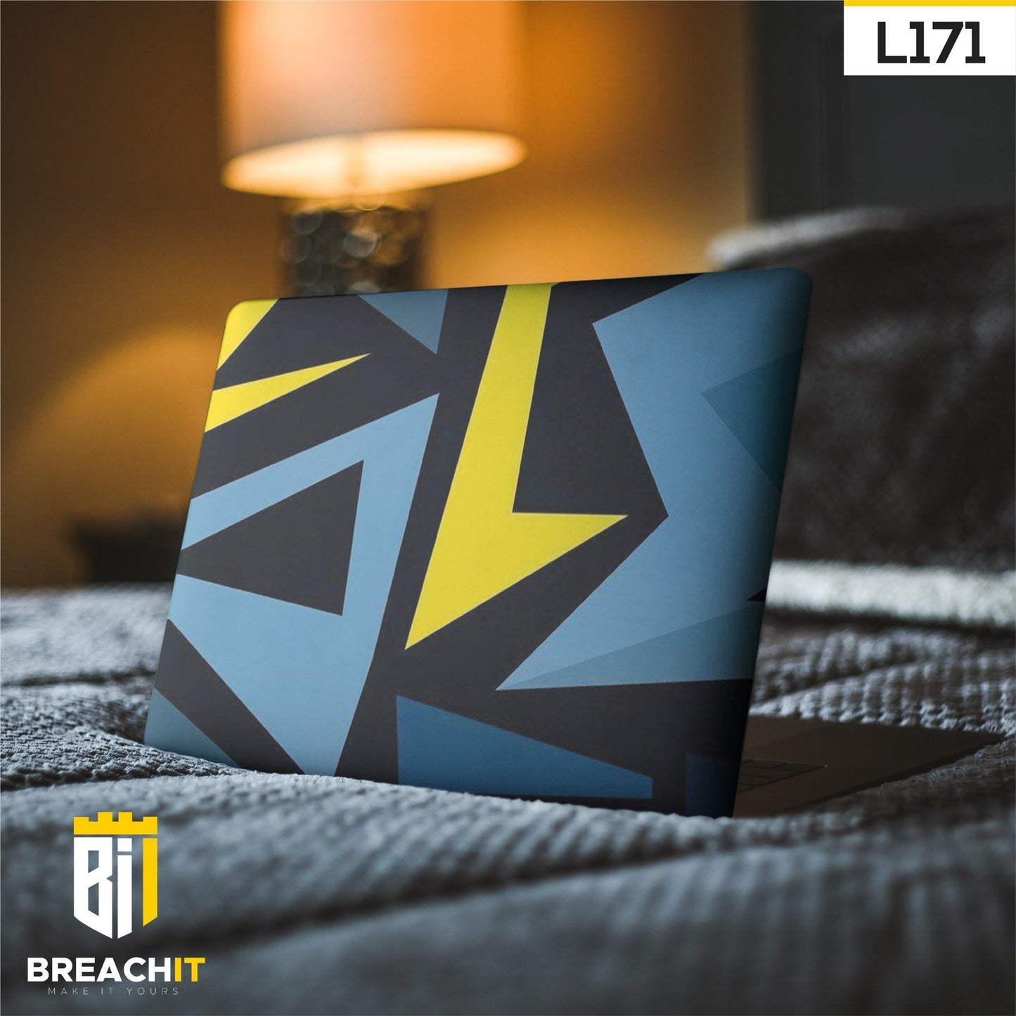 L171 Abstract Laptop Skin - BREACHIT