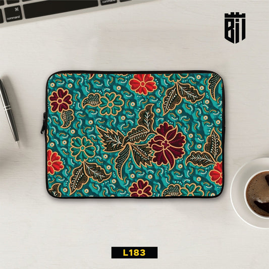 L183 Traditional Floral Laptop Sleeve - BREACHIT