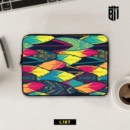 L187 Surfing Pattern Laptop Sleeve - BREACHIT