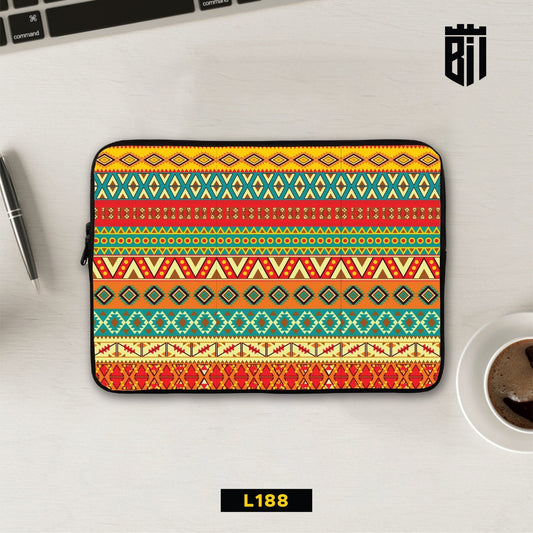 L188 Mexican Pattern Laptop Sleeve - BREACHIT