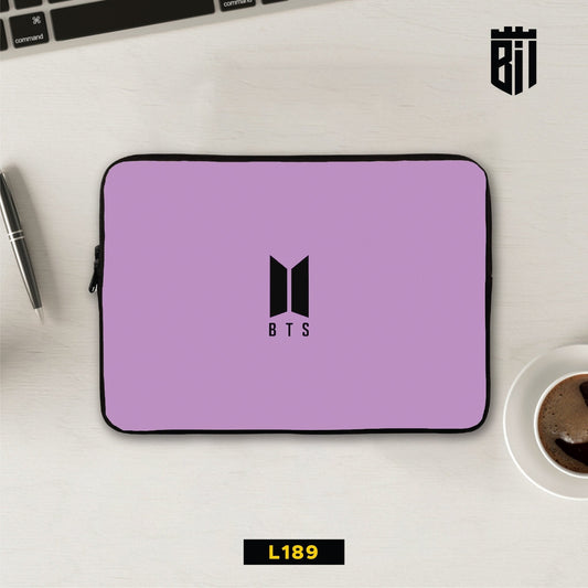 L189 Purple BTS Laptop Sleeve - BREACHIT