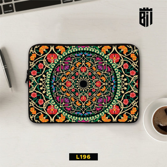 L196 Turkish Mandala Laptop Sleeve - BREACHIT
