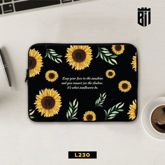 L230 Sunflower Laptop Sleeve - BREACHIT
