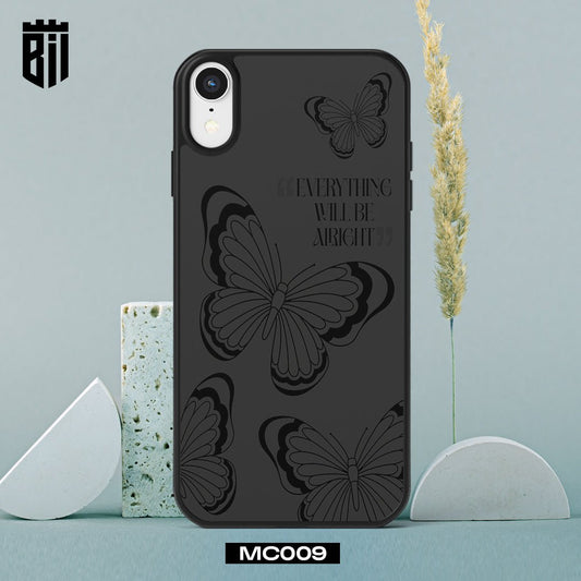 MC009 Black Butterfly Alright Mobile Case - BREACHIT