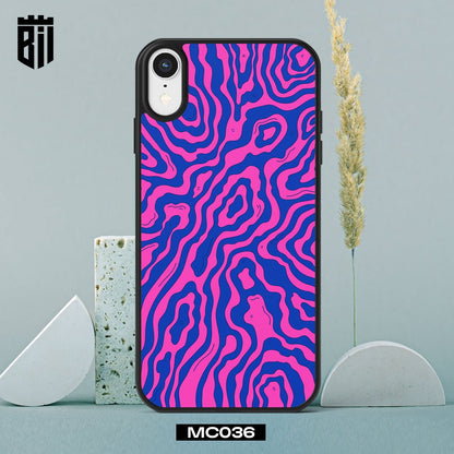 MC036 Purple Abstract Design Mobile Case - BREACHIT