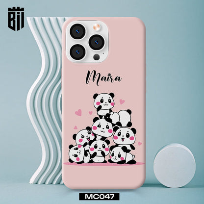 MC047 Name Design Panda Mobile Case - BREACHIT