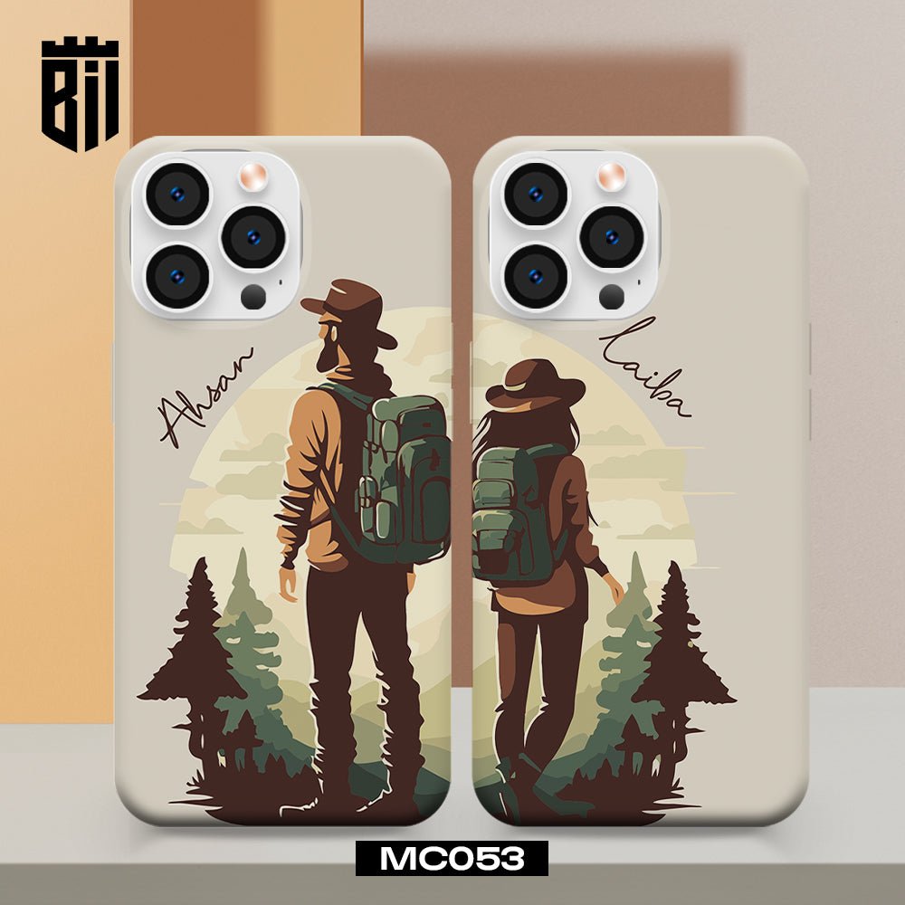 MC053 Name Design Mountain Couple Mobile Case - BREACHIT