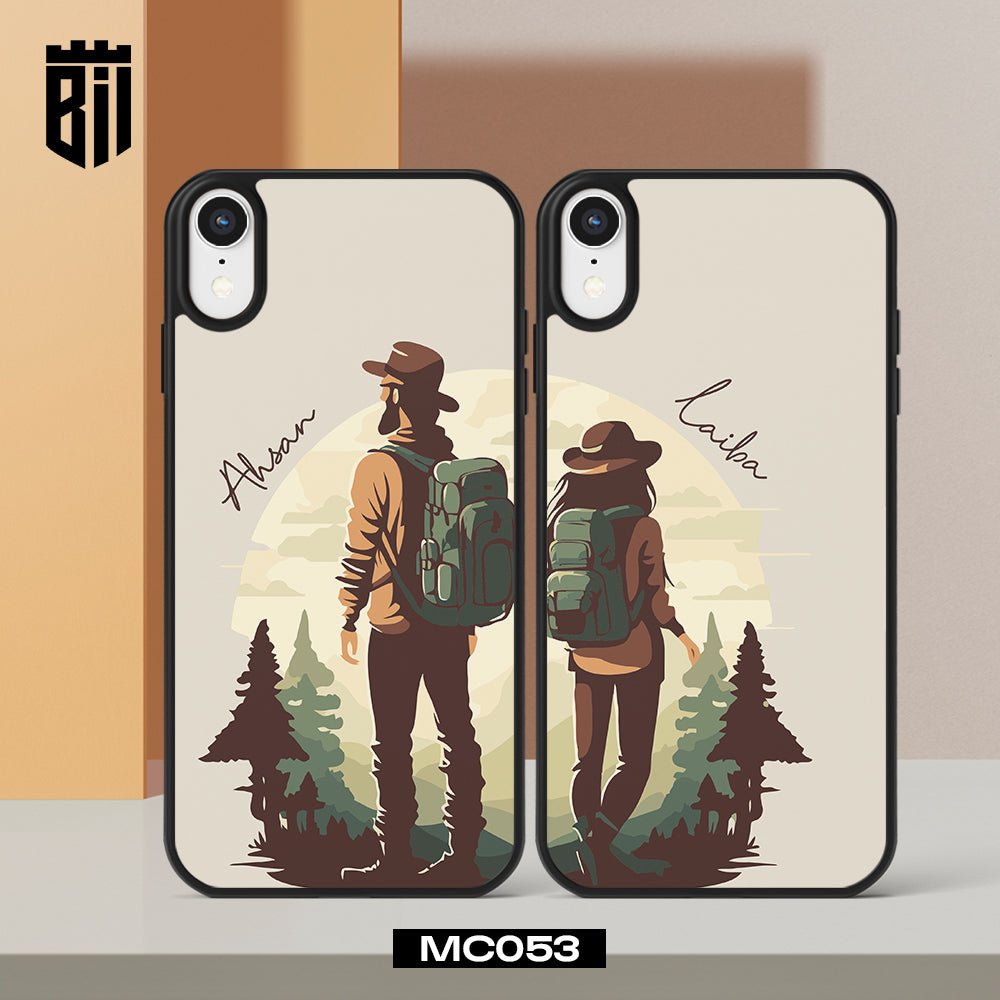 MC053 Name Design Mountain Couple Mobile Case - BREACHIT