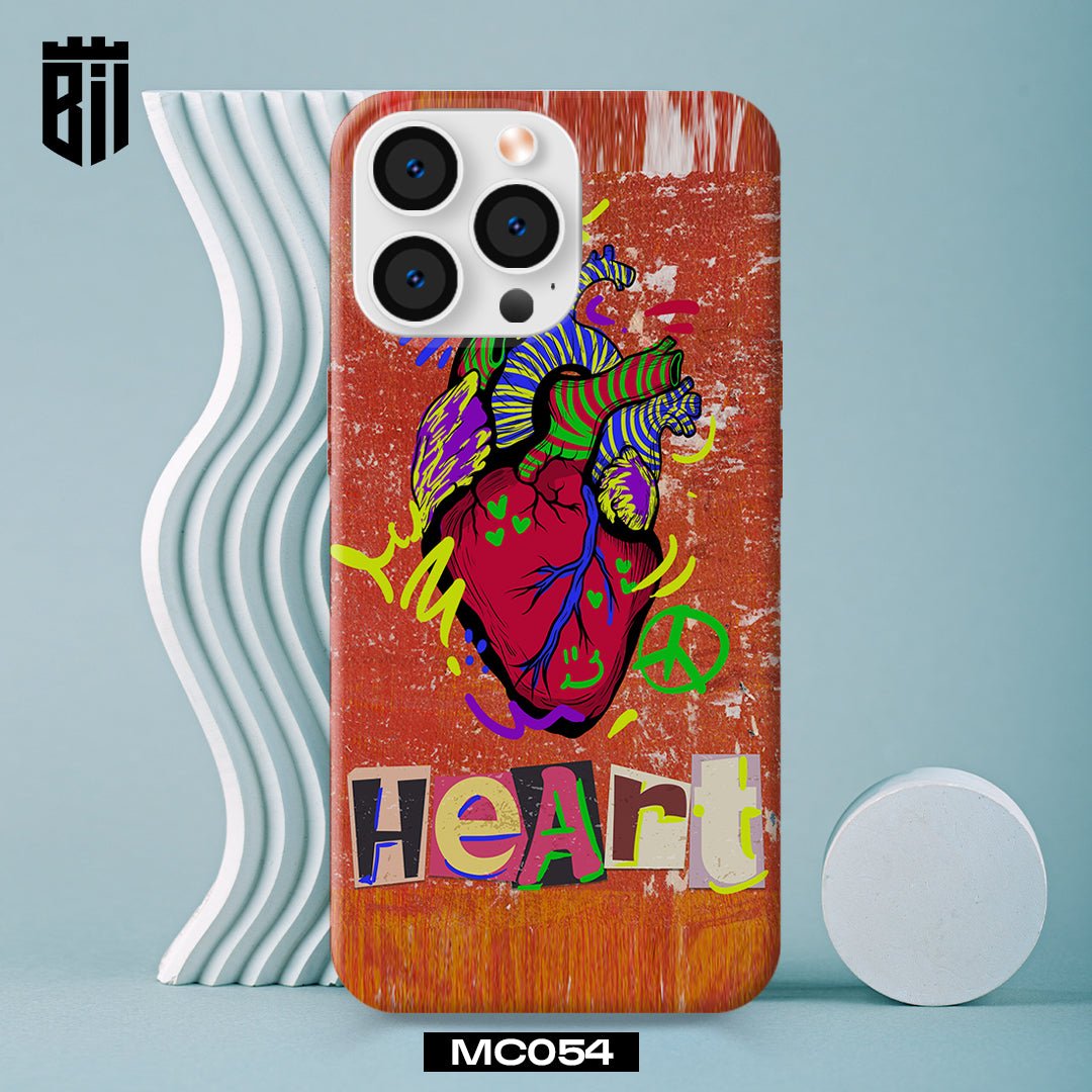 MC054 Heart Shape Design Mobile Case - BREACHIT