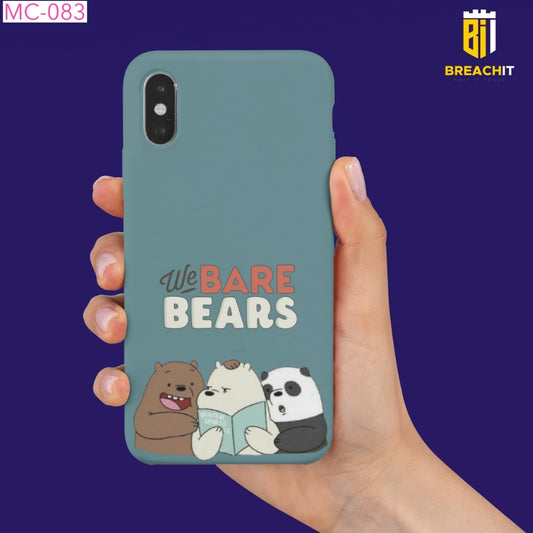 MC083 We Bare Bears Customized Mobile Case - BREACHIT