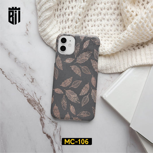 MC106 Floral Leaves Customized Mobile Case - BREACHIT