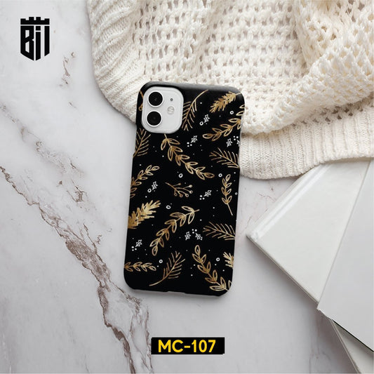 MC107 Floral Leaves Customized Mobile Case - BREACHIT