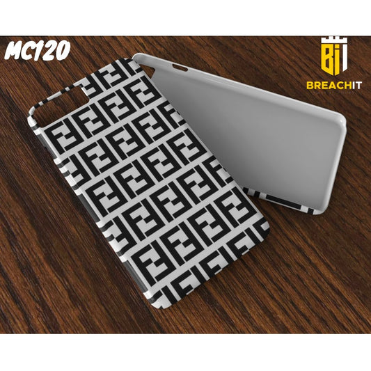 MC120 Black and White Customized Mobile Case - BREACHIT