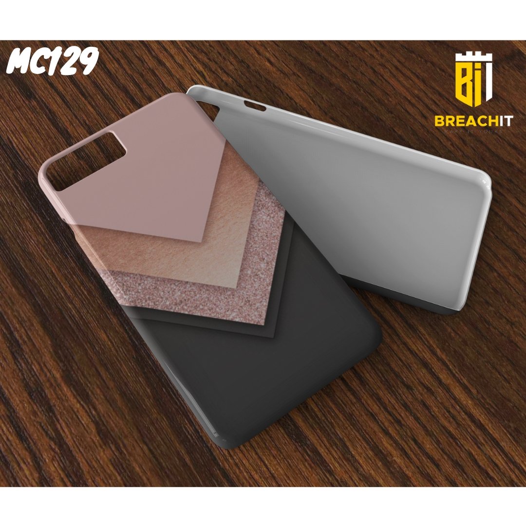 MC129 Pink Abstract Design Mobile Case - BREACHIT