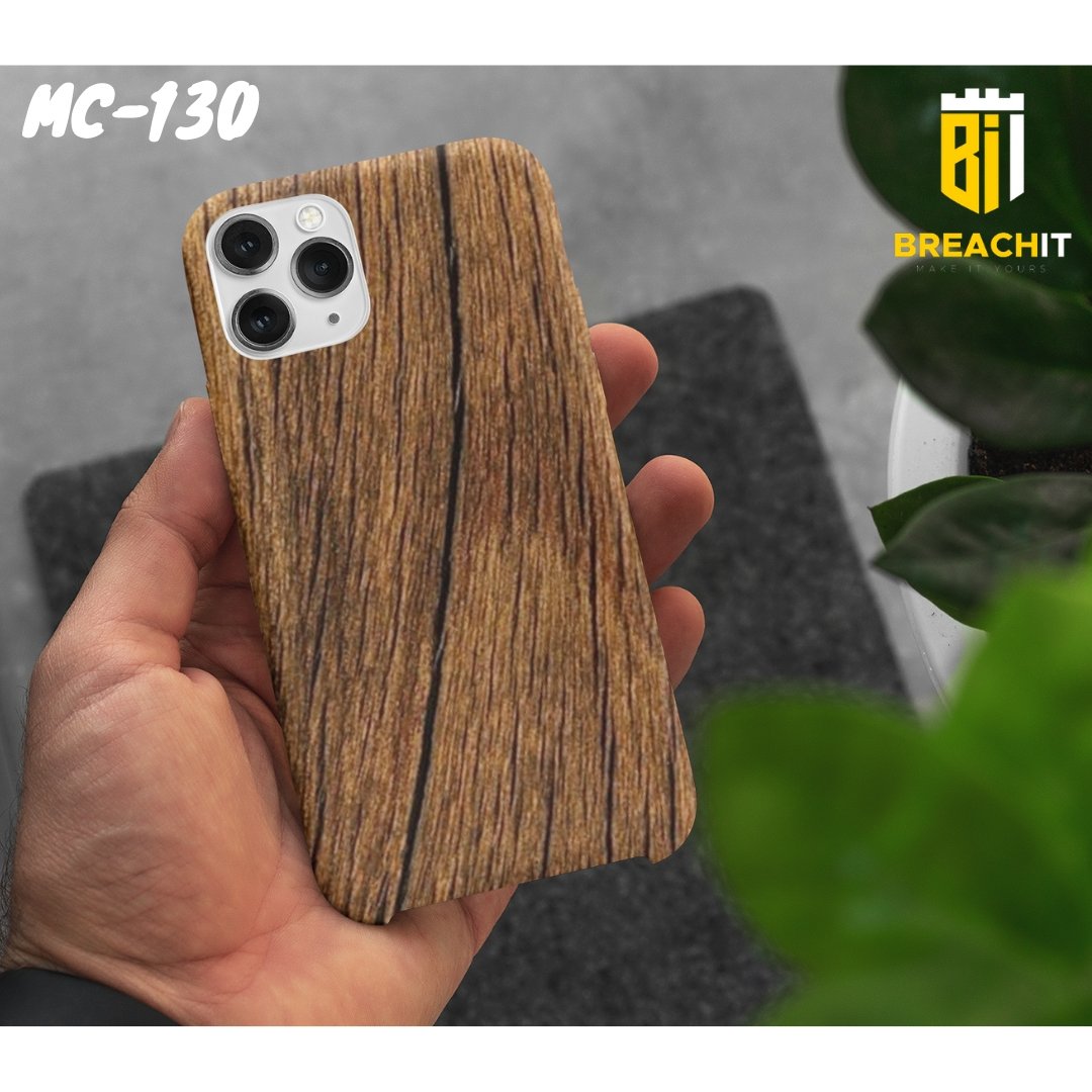 MC130 Wooden Style Customized Mobile Case - BREACHIT