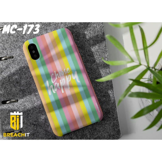 MC173 Choose Happy Customized Mobile Case - BREACHIT