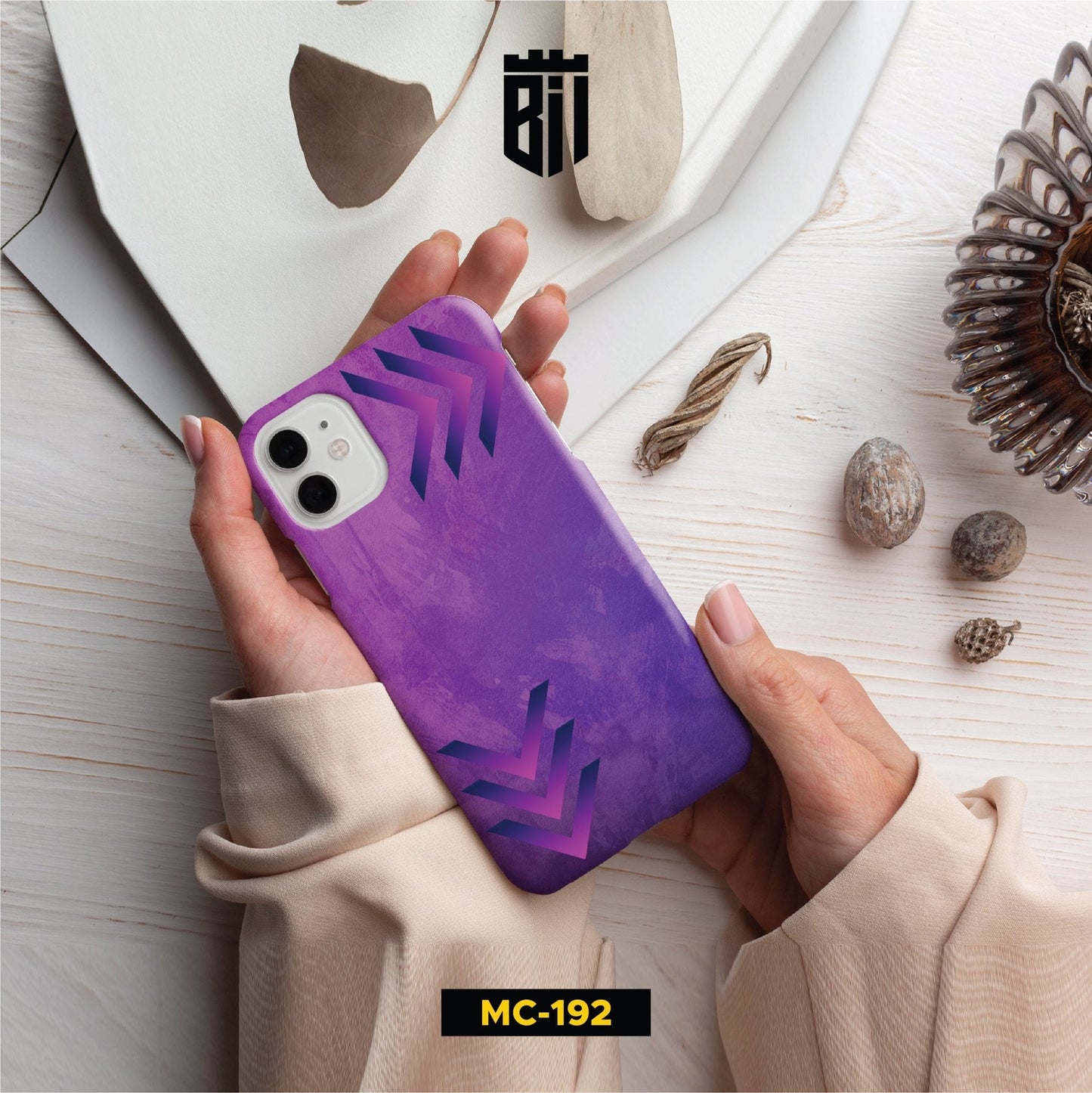MC192 Purple Customized Mobile Case - BREACHIT