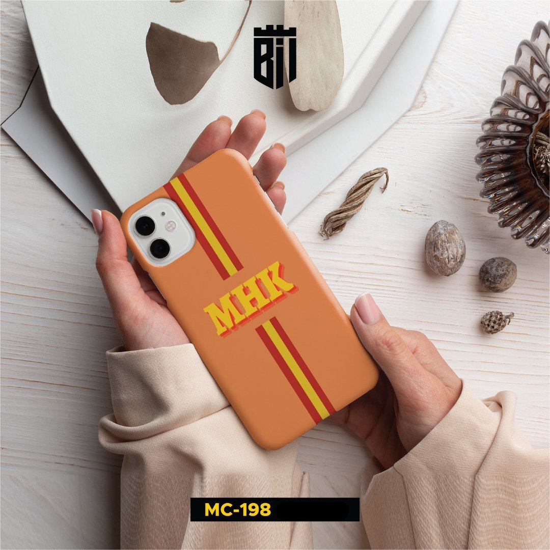 MC198 Stripe Name Design Mobile Case - BREACHIT