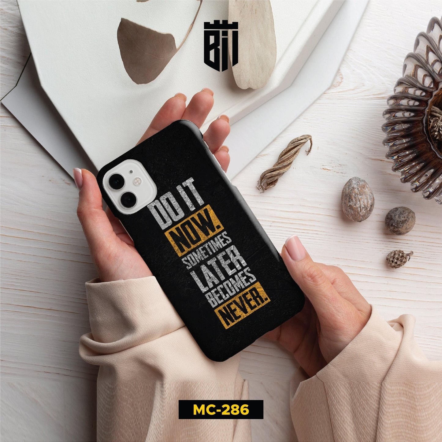 MC286 Now or Never Customized Mobile Case - BREACHIT
