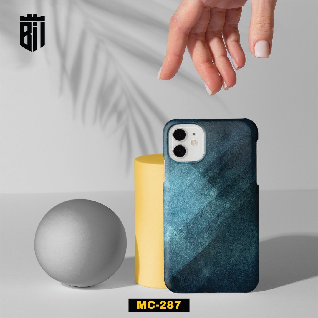 MC287 Blue Abstract Mobile Case - BREACHIT