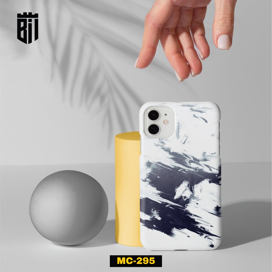 MC295 Black Airbrush Abstract Mobile Case - BREACHIT