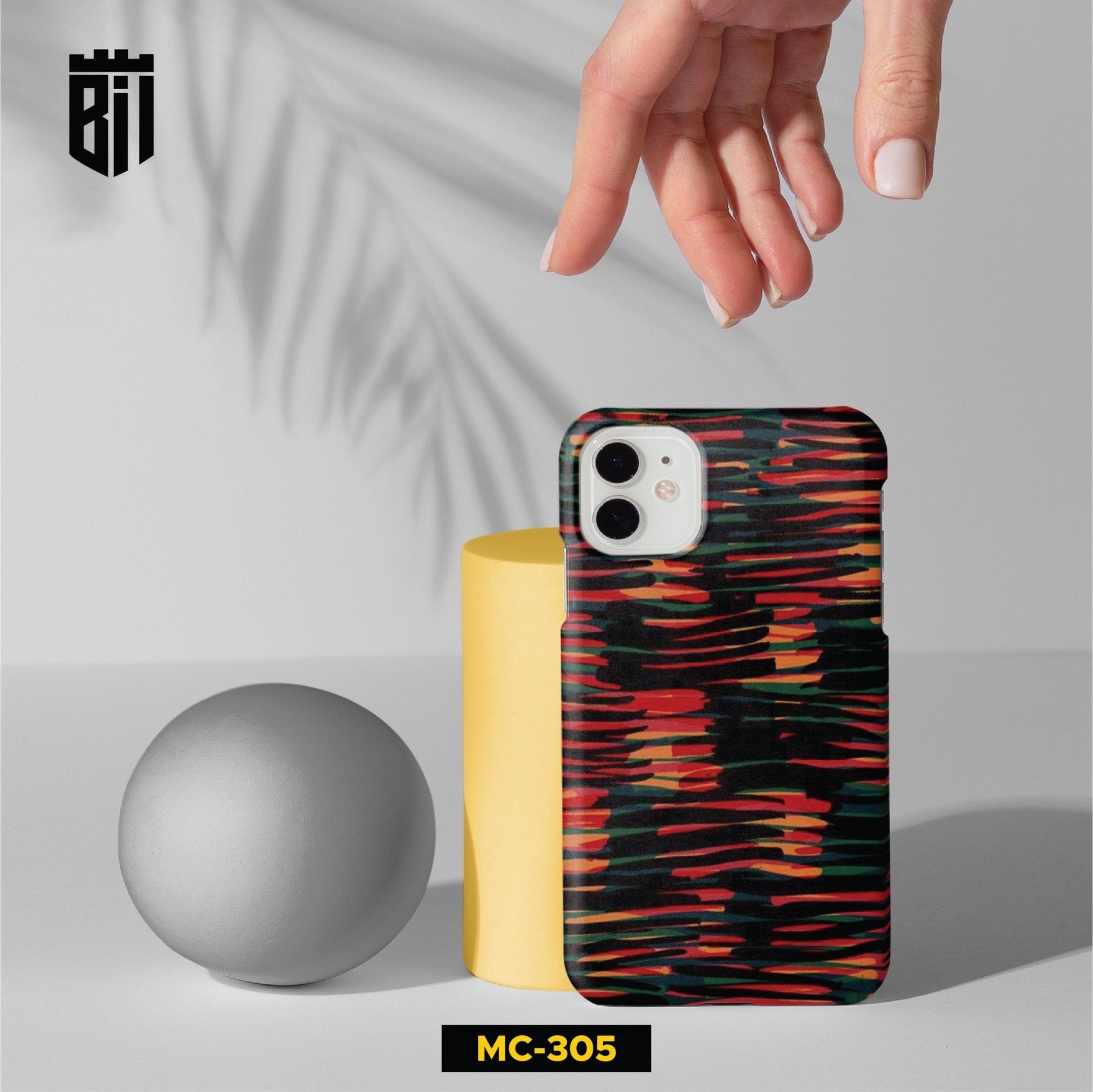 MC305 Glitch Abstract Mobile Case - BREACHIT