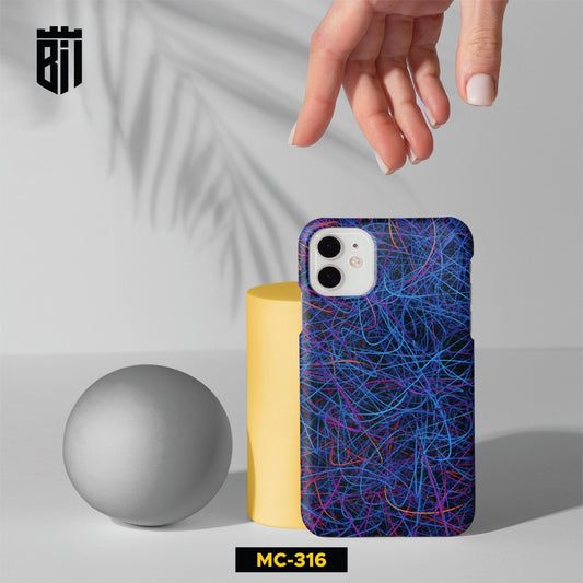 MC316 Neon Abstract Stripes Mobile Case - BREACHIT