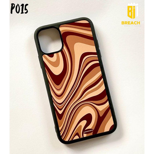 P015 Abstract Gloss Plate Mobile Case - BREACHIT