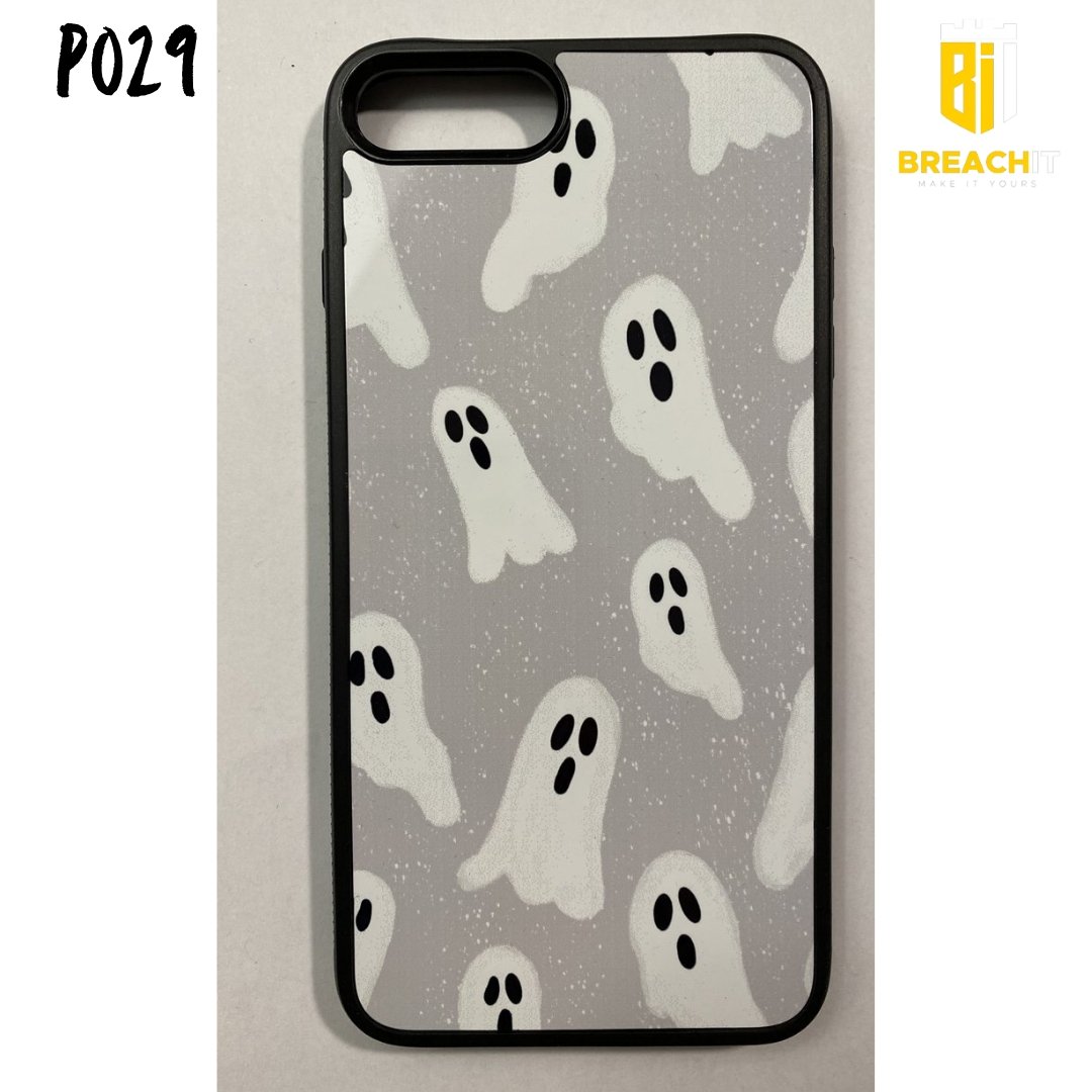 P029 Ghost Gloss Plate Mobile Case - BREACHIT