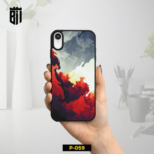 P059 Abstract Design Gloss Plate Mobile Case - BREACHIT