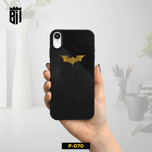 P070 Black Batman Gloss Plate Mobile Case - BREACHIT