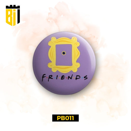 PB011 Friends - Pin Badge - BREACHIT