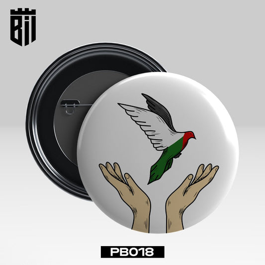 PB018 Palestine - Pin Badge - BREACHIT