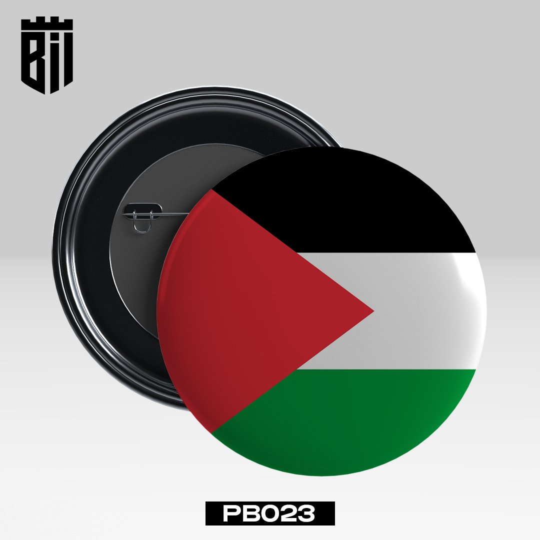 PB023 Palestine - Pin Badge - BREACHIT