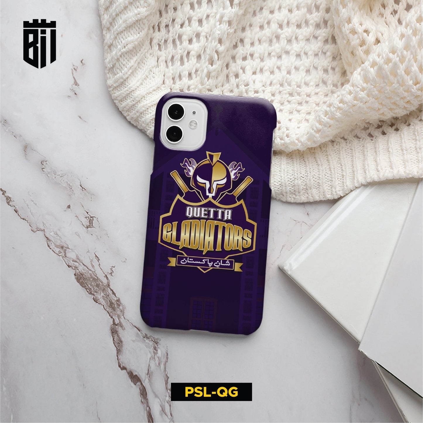PSL-QG - PSL Edition Quetta Gladiators Customized Mobile Case - BREACHIT