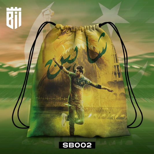 SB002 Shaheen Afridi World Cup Drawstring Bag - BREACHIT