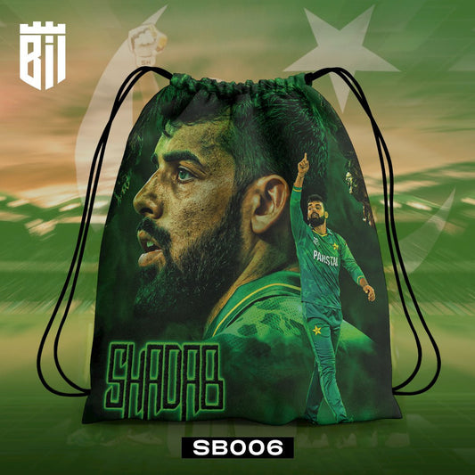 SB006 Shadab Khan World Cup Drawstring Bag - BREACHIT