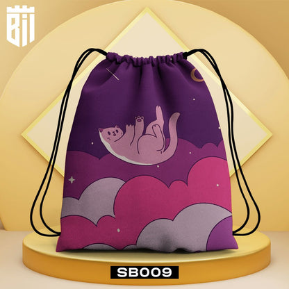 SB009 Night Skies Drawstring Bag - BREACHIT