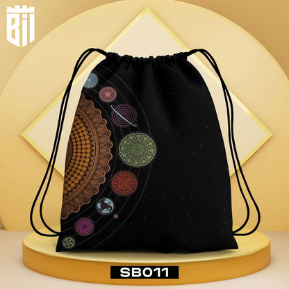 SB011 Mandala Galaxy Drawstring Bag - BREACHIT