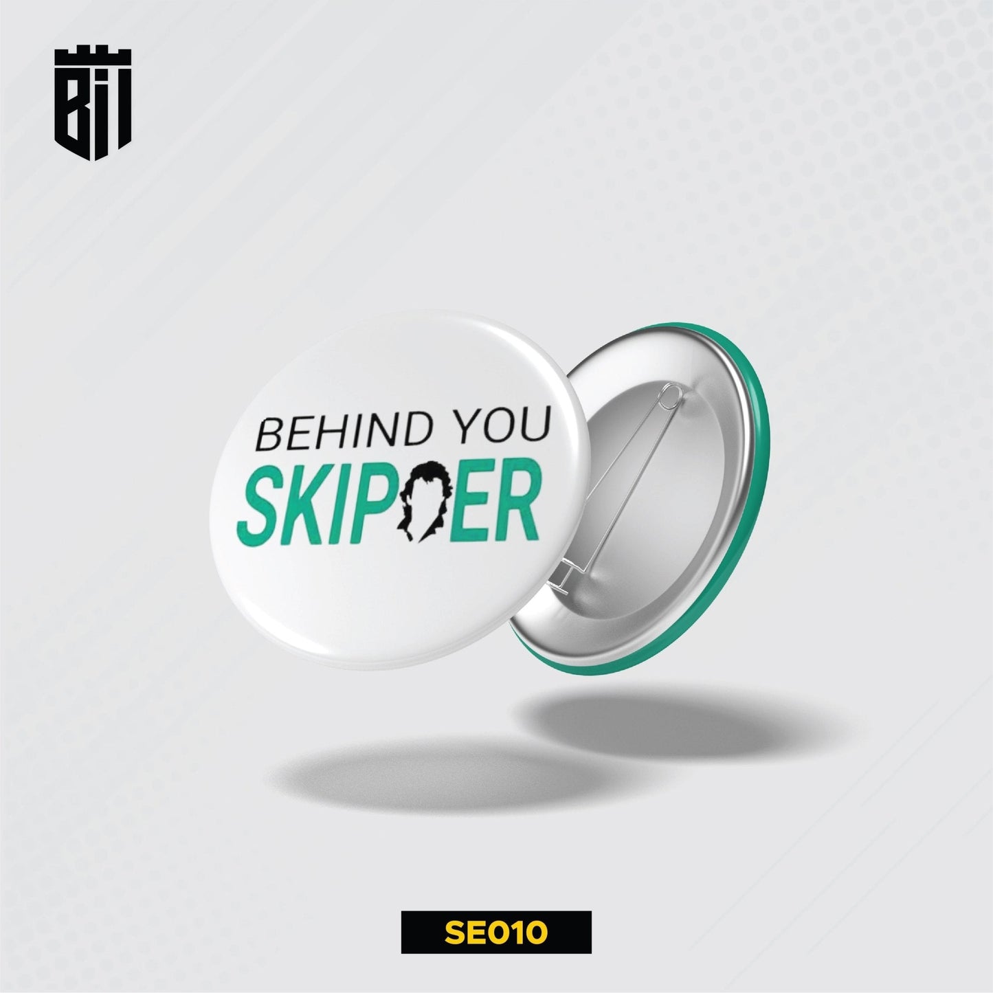 SE010 Behind You Skipper Pin Badge - BREACHIT