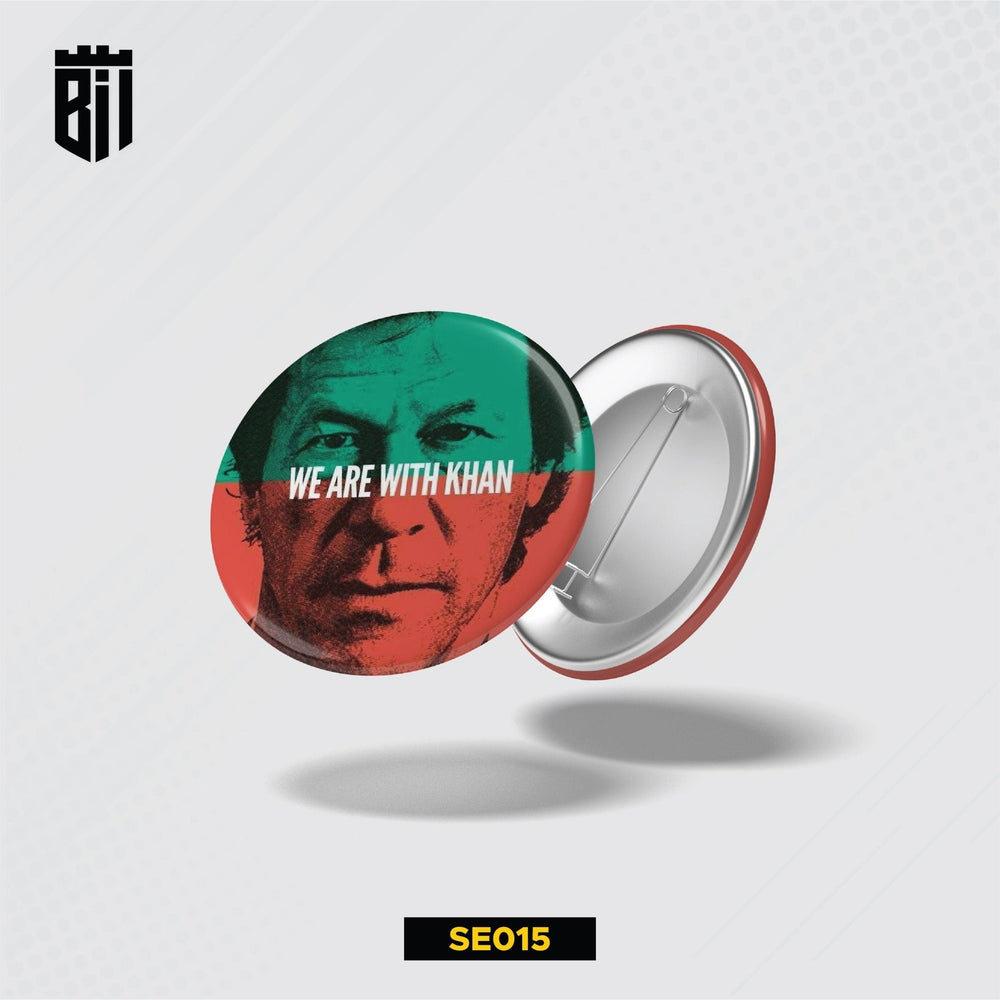 SE015 Imran Khan Pin Badge - BREACHIT