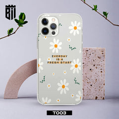 T003 Daisy Everyday Transparent Design Mobile Case - BREACHIT