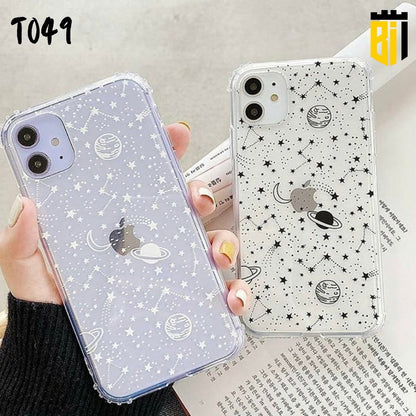 T049 Galaxy Transparent Design Mobile Case - BREACHIT